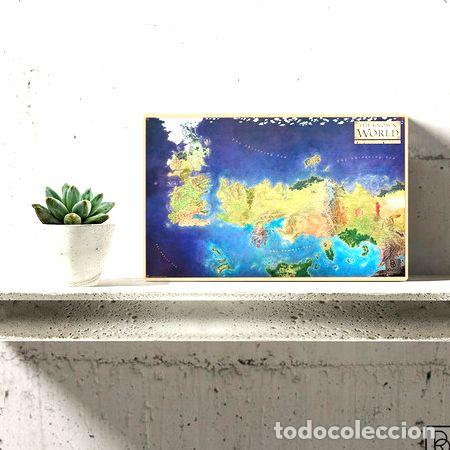 M&eacute;dailles th&eacute;matiques: mapa game of thrones renovo colgables tamano s