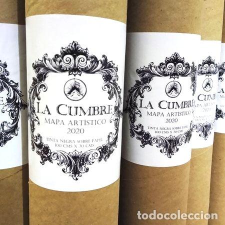 M&eacute;dailles th&eacute;matiques: mapa artistico la cumbre pequeno