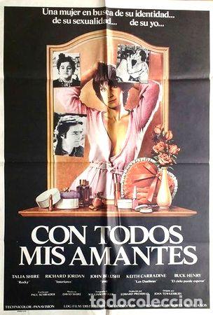 Thematic medals: antiguo afiche poster original cine con todos mis amantes