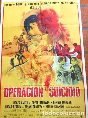 M&eacute;dailles th&eacute;matiques: afiche de pelicula operacion suicidio