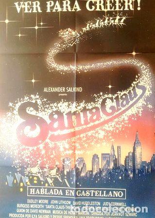 M&eacute;dailles th&eacute;matiques: antiguo afiche poster original d cine santa claus