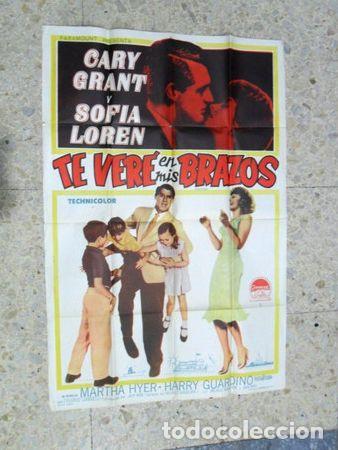 M&eacute;dailles th&eacute;matiques: antiguo afiche de cine te vere en mis brazos 1958 cary grant