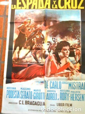 M&eacute;dailles th&eacute;matiques: afiche de cine la espada y la cruz cod 172