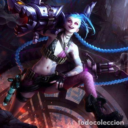 M&eacute;dailles th&eacute;matiques: poster league of legends jinx 60x34cm