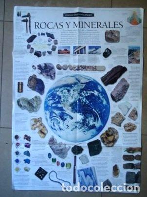 M&eacute;dailles th&eacute;matiques: lamina educativa clarin rocas y minerales