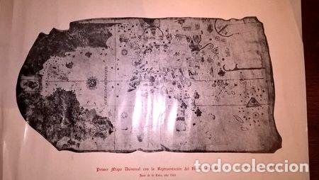M&eacute;dailles th&eacute;matiques: lamina del primer mapa mundial juan de la cosa 1500 r sanz