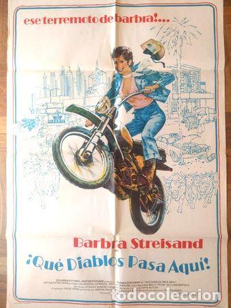 M&eacute;dailles th&eacute;matiques: antiguo afiche poster original d cine que diablos pasa aqui