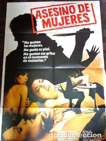 M&eacute;dailles th&eacute;matiques: afiche cine asesino de mujeres terror gore violencia bizarro