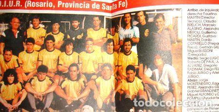 M&eacute;dailles th&eacute;matiques: miniposter de adiur de rosario 1990 campeon de la rosarina