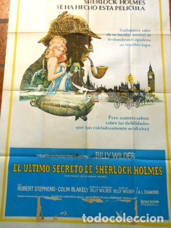 M&eacute;dailles th&eacute;matiques: afiche de cine el ultimo secreto de sherlock holmes cod253
