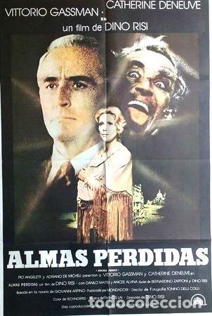 M&eacute;dailles th&eacute;matiques: antiguo afiche poster original de cine almas perdidas