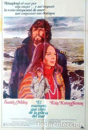 M&eacute;dailles th&eacute;matiques: antiguo afiche original cine el marinero que cayo de la