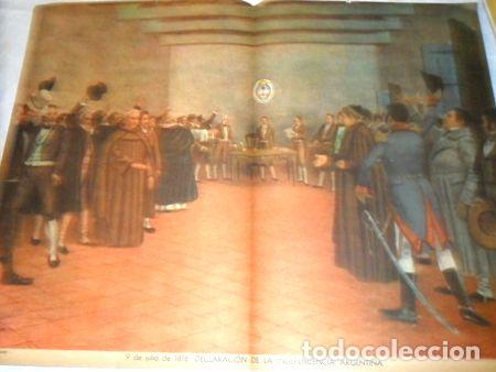 M&eacute;dailles th&eacute;matiques: laminas escolares antiguas para enmarcar lote de 3