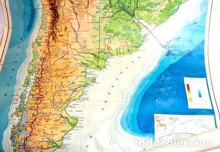 Medallas tem&aacute;ticas: mapa de tela de argentina - Foto 1