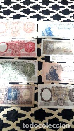 M&eacute;dailles th&eacute;matiques: lote billetes antiguos