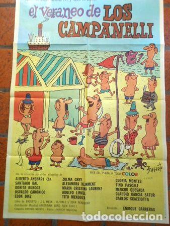 M&eacute;dailles th&eacute;matiques: afiche de cine el verano de los campanelli n40
