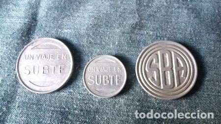 M&eacute;dailles th&eacute;matiques: lotes de fichas de subterraneos antiguas