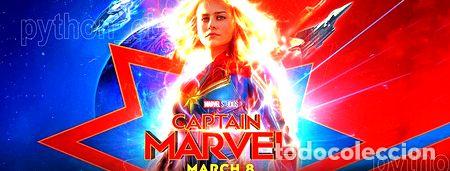 M&eacute;dailles th&eacute;matiques: posters captain marvel capitana marvel 2019 120x50 cm