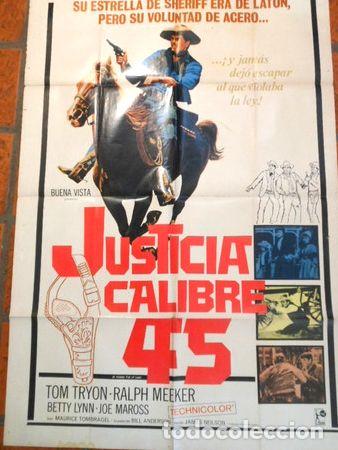 M&eacute;dailles th&eacute;matiques: afiche de cine justicia calibre 45 cod 155