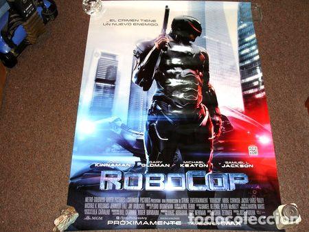 Medallas tem&aacute;ticas: poster de cine original pelicula robocop 1m x 70cm calco