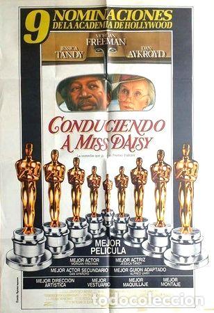 M&eacute;dailles th&eacute;matiques: antiguo afiche original de cine conduciendo a miss daisy