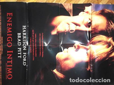 M&eacute;dailles th&eacute;matiques: afiche cine enemigo intimo harrison ford brad pitt the devil