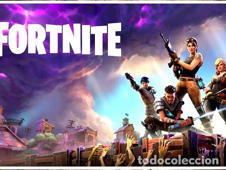 M&eacute;dailles th&eacute;matiques: poster juego fortnite 47x32cm 200grms