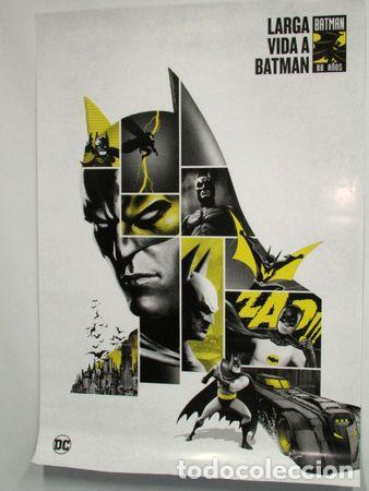 M&eacute;dailles th&eacute;matiques: poster batman 80 anos importado original 98 x 68 cm