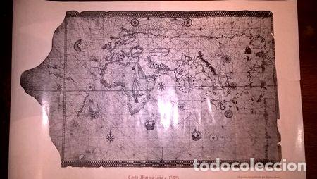 M&eacute;dailles th&eacute;matiques: lamina de carta marina ano 1502 de king hamy repr c sanz