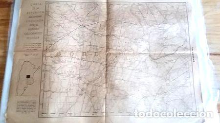 M&eacute;dailles th&eacute;matiques: mapa instgeogmilitar diario la prensa 28 julio 1932