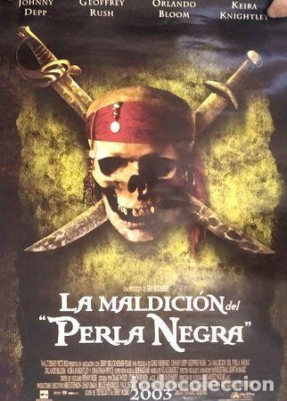 M&eacute;dailles th&eacute;matiques: afiche piratas del caribe original cine