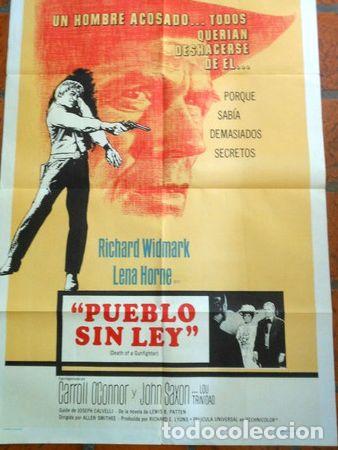 M&eacute;dailles th&eacute;matiques: afiche de pelicula pueblo sin ley
