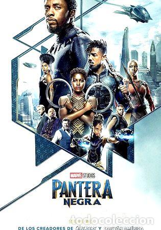 M&eacute;dailles th&eacute;matiques: poster de cine pantera negra marvel vengadores