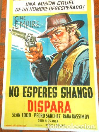 M&eacute;dailles th&eacute;matiques: afiche de cine no esperes shango dispara cod 143