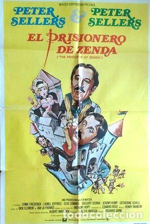 M&eacute;dailles th&eacute;matiques: antiguo afiche poster original cine el prisionero de zenda