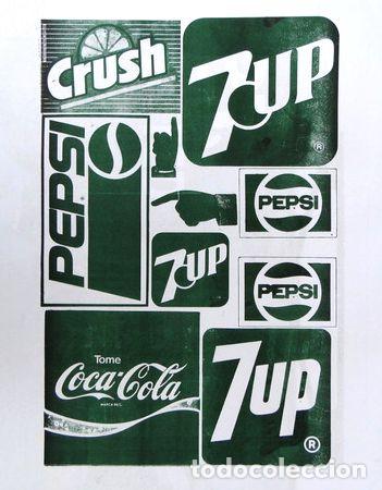 Medaglie tematiche: afiche gaseosas coca cola pepsi cola