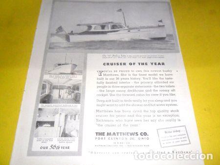 Medaglie tematiche: publicidad lancha che 38 de luxe sedan the matthews ingles