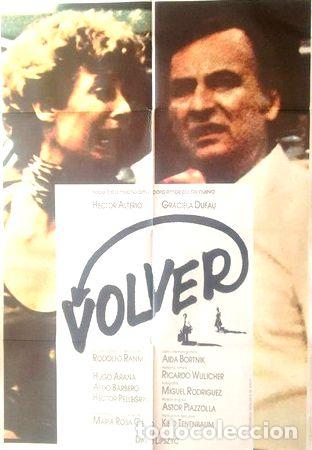 Medaglie tematiche: antiguo afiche poster original d cine volver