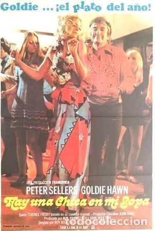 Medaglie tematiche: antiguo afiche original de cine hay una chica en mi sopa