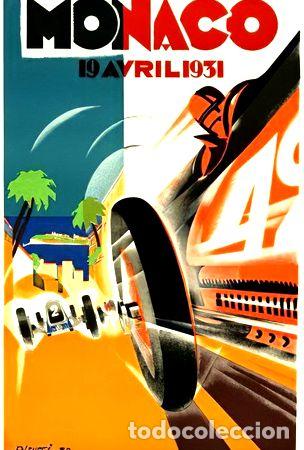 Medaglie tematiche: lamina poster carrera monaco 1931 9w 01 1931