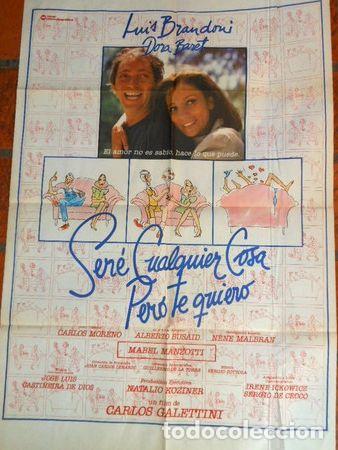 Medaglie tematiche: afiche de cine sere cualquier cosa pero te quiero