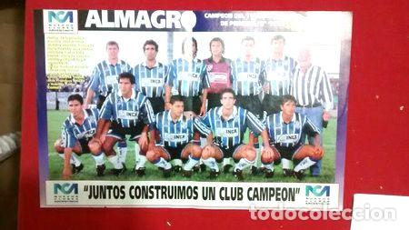 Medallas tem&aacute;ticas: poster de almagro campeon