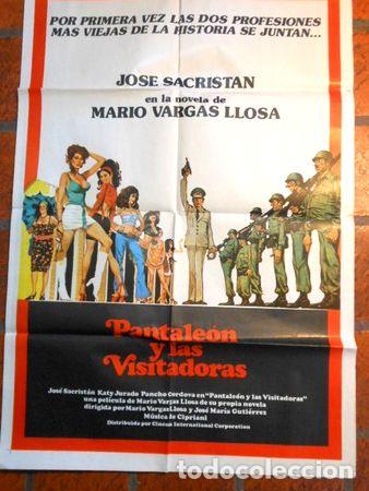 Medallas tem&aacute;ticas: afiche de cine pantaleon y las visitadoras vargas llosa