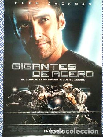 M&eacute;dailles th&eacute;matiques: afiche cine gigantes de acero real steel original
