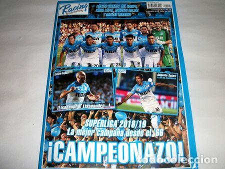 M&eacute;dailles th&eacute;matiques: poster racing campeon superliga 2018 19