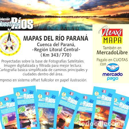 M&eacute;dailles th&eacute;matiques: mapas del rio parana 7 cartas