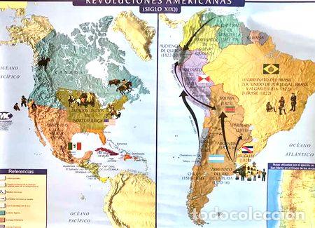 M&eacute;dailles th&eacute;matiques: revoluciones americanas y europeas siglo 19 varillado mc