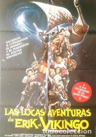 M&eacute;dailles th&eacute;matiques: antiguo afiche original cine las locas aventuras de erik el
