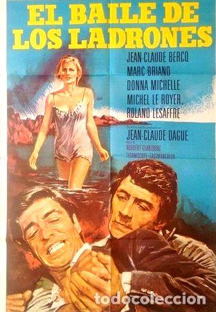 Medaglie tematiche: antiguo afiche original de cine el baile de los ladrones
