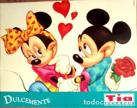 Medaglie tematiche: antiguo posters tia express mickey y minnie mouse